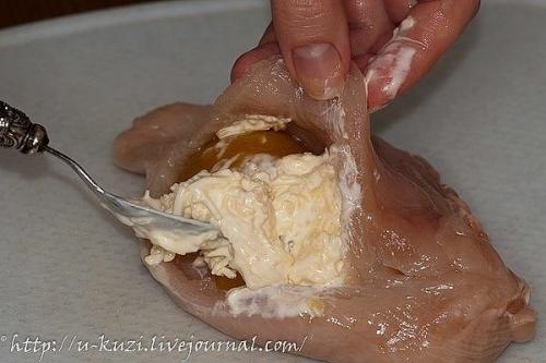 Вкуснейшие фаршированные куриные грудки. 02