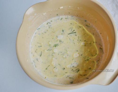 Сырные блины с укропом. 03