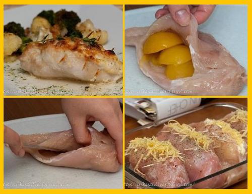 Вкуснейшие фаршированные куриные грудки. 03