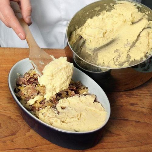 Запеканка Пармантье.  Ингредиенты: 03