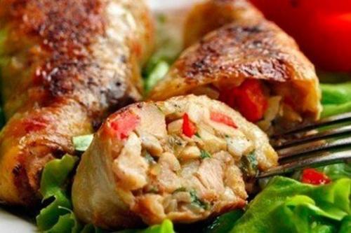 Куриные ножки, фаршированные грибами. Куриные ножки, фаршированные грибами.