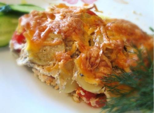 Куриное Филе под шубой.