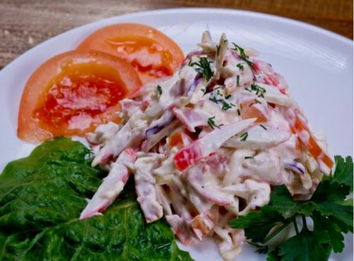 Салат Красное Море.