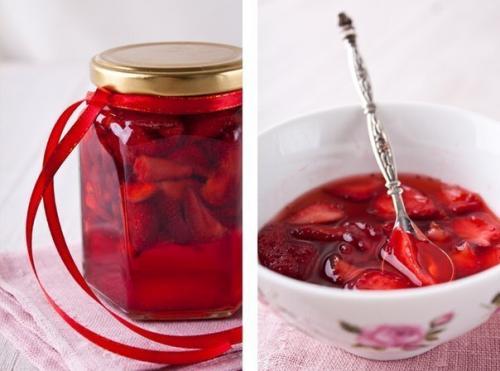 Клубничное варенье без варки. 

