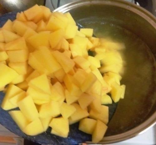 Сырный куриный суп на обед. 03