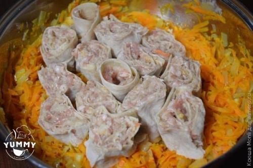 Ленивые манты в СКОВОРОДЕ. 06