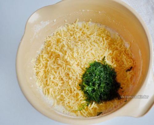 Сырные блины с укропом. 02