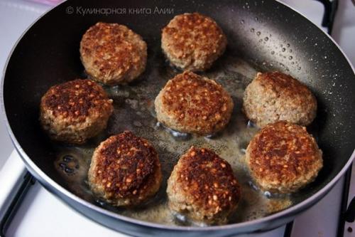 Ефтели с гречневой крупой. 04