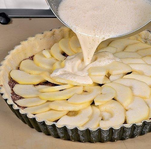 Пирог с грушами и шоколадом. 06 Пирог с грушами и шоколадом. 06