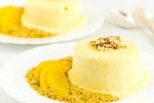 Домашнее мороженое Персиковое Парфе.