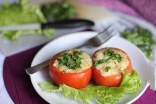 Помидоры, фаршированные фаршем и куриным Филе!