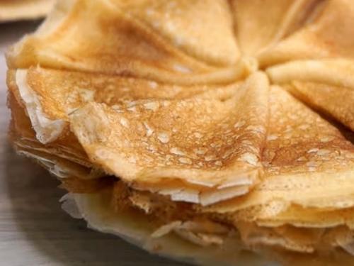 Тонкие заварные блины.