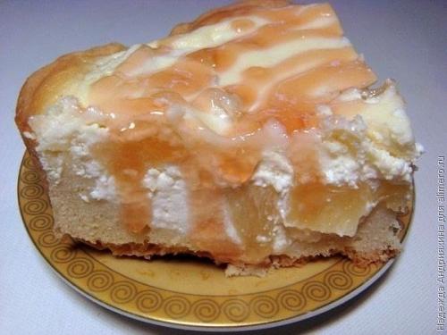 - Творожный пирог с ананасами.

