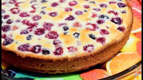 Вкусный пирог с малиной. Вкусный пирог с малиной.