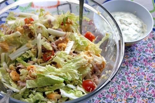 Салат Цезарь по-русски. 09