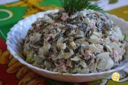 Cалaт Любимый с морской капуcтой.