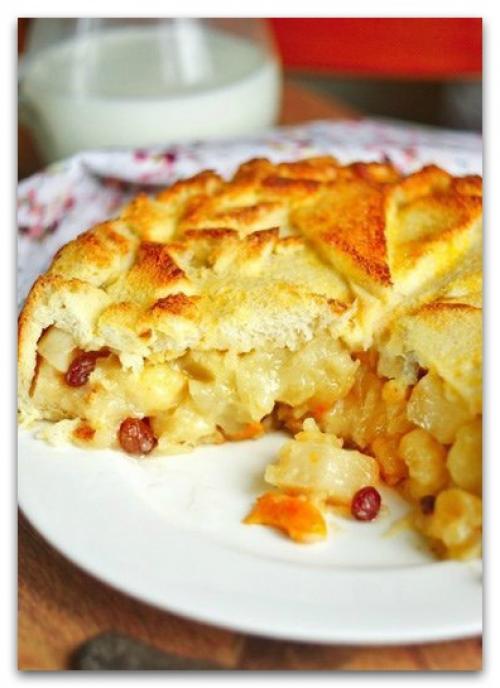 Французская яблочная шарлотка от джулии чайлд.