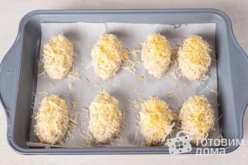 Куриные котлеты с плавленным сыром Нежные. 05