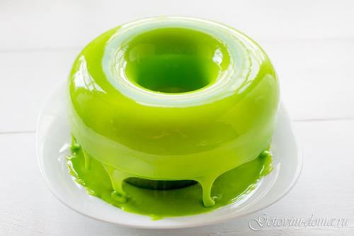 Мусс с белым шоколадом Ваниль - Базилик. 09