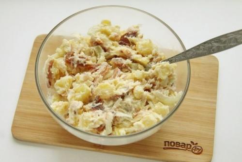 Салат Капитанский.  Ингредиенты: 02