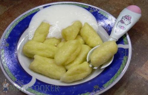 Балабушки творожные.  Ингредиенты: