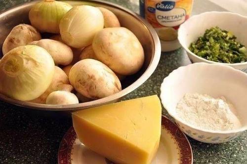 Жульен из шампиньонов. 01