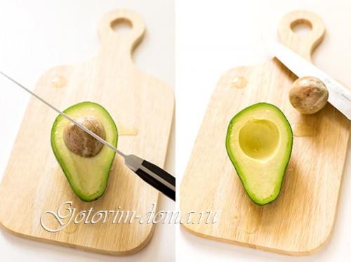 Брускетта с гуакамоле и креветками. 03