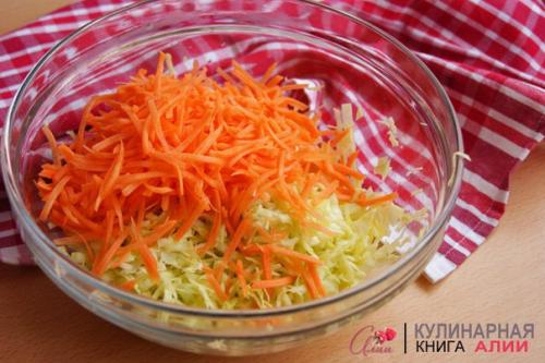 Салат с капустой, кукурузой и. 02