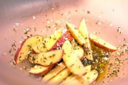 Печеный картофель дольками. 05