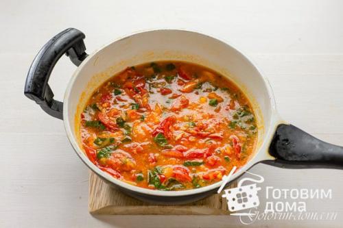 Спагетти с помидорами и Лапшой из цуккини. 05