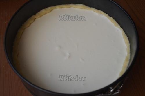 Творожный пирог с вишней. 06