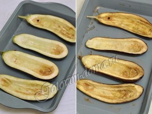 Баклажаны, фаршированные мясом. 04