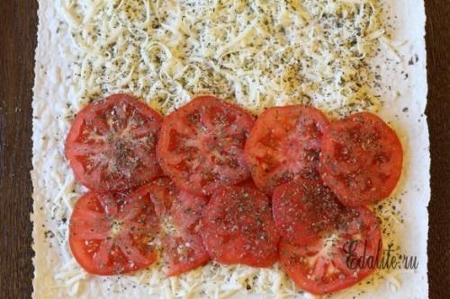 Пицца маргарита гриль. 02