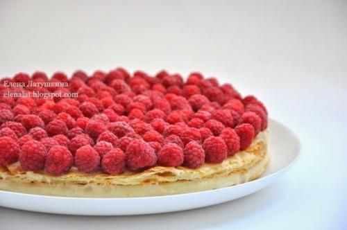 Польский пирог с малиной. 02