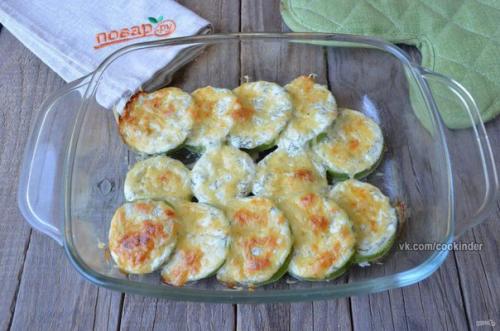 Кабачки в духовке в сметане. 04