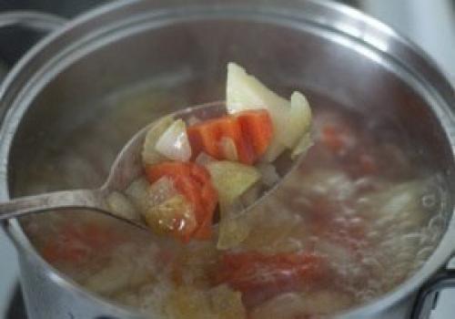 Сырный суп (с плавленным сырком) с курицей. 04