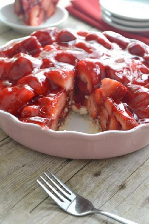 Клубничный пирог. Это слишком вкусно! 05