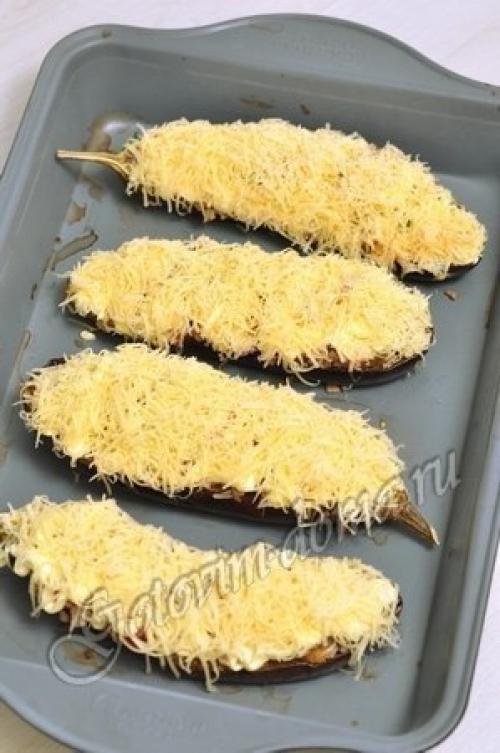 Баклажаны, фаршированные мясом. 01