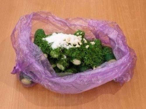 Малосольные огурцы без рассола. 04