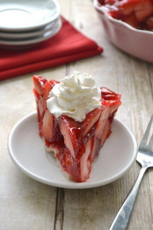 Клубничный пирог. Это слишком вкусно! 01