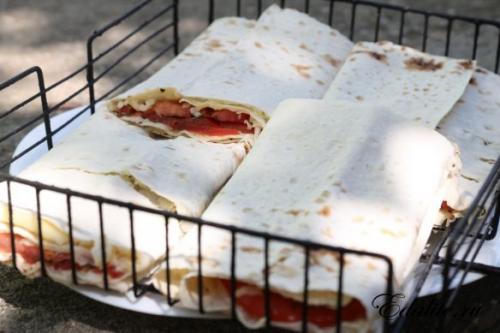 Пицца маргарита гриль. 05