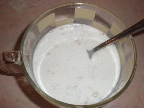 Творожный десерт с бананом. 01