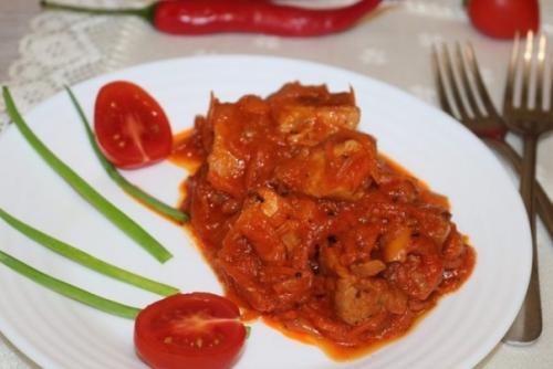 Свинина в красном соусе. Свинина в красном соусе.