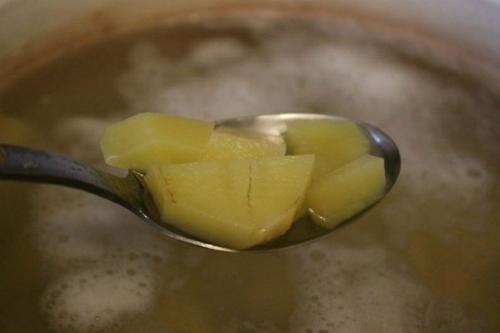 Быстрый суп с сосисками. 01