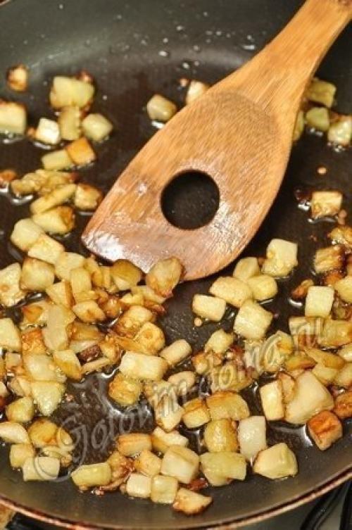 Баклажаны, фаршированные мясом. 05