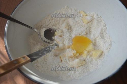 Творожный пирог с вишней. 01