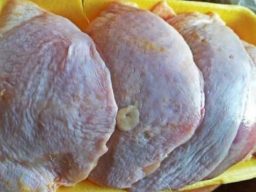 Курица, запечённая в съедобной тарелке. 02