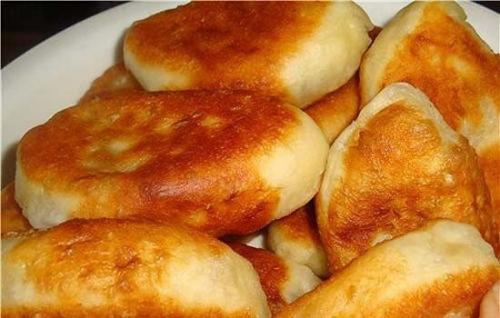 Жареные Пирожки с Курицей и Грибами. 01 Жареные Пирожки с Курицей и Грибами. 01