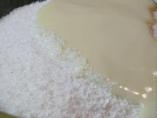 Кокосовые конфетки.  Для приготовления кокосовых конфеток нам понадобится: 01