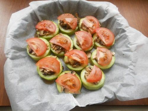 Рецепт кабачков с шампиньонами. 04